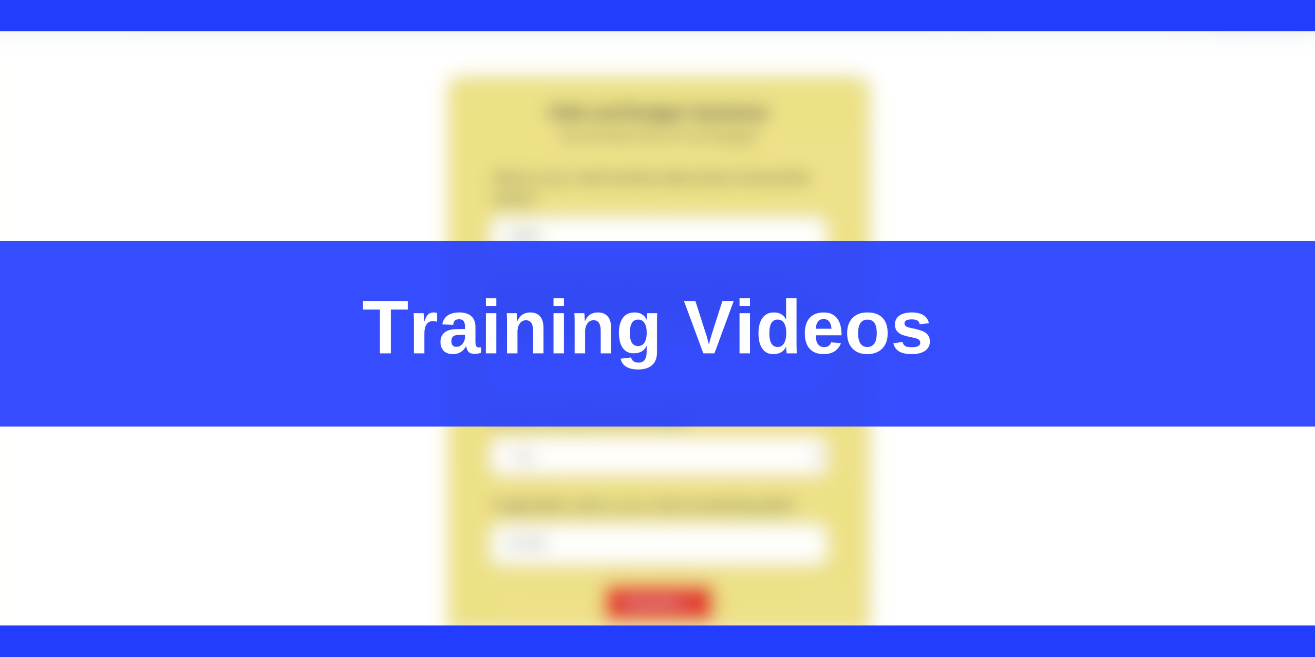 Training Videos
