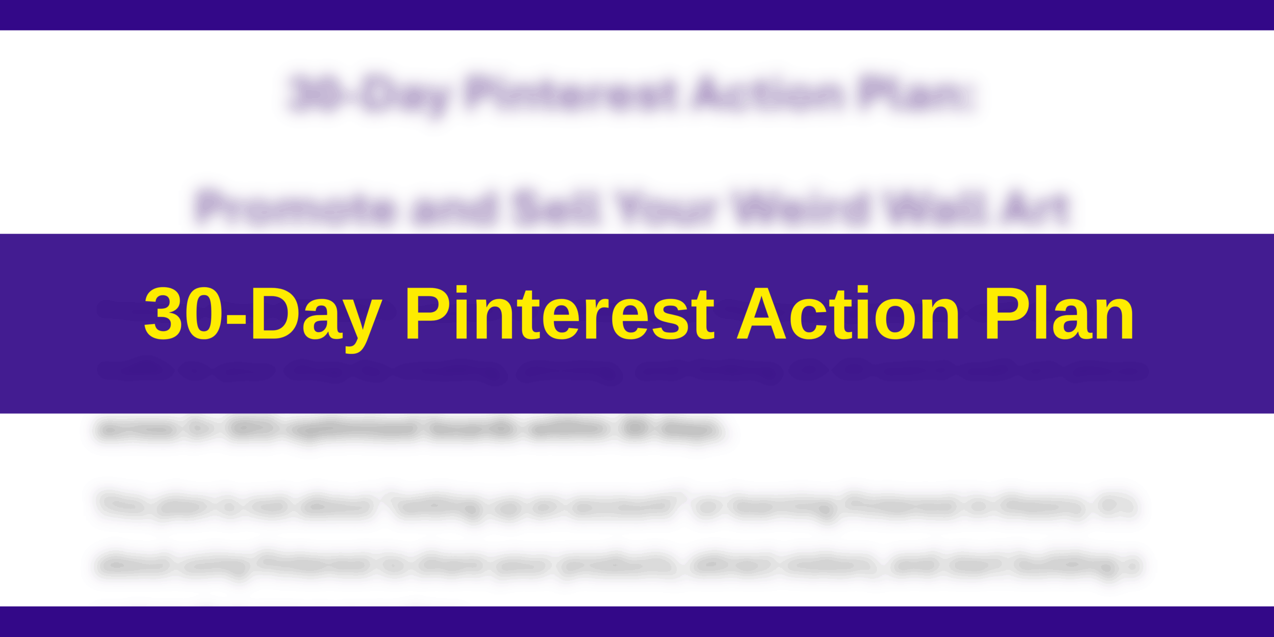 30-Day Pinterest Action Plan