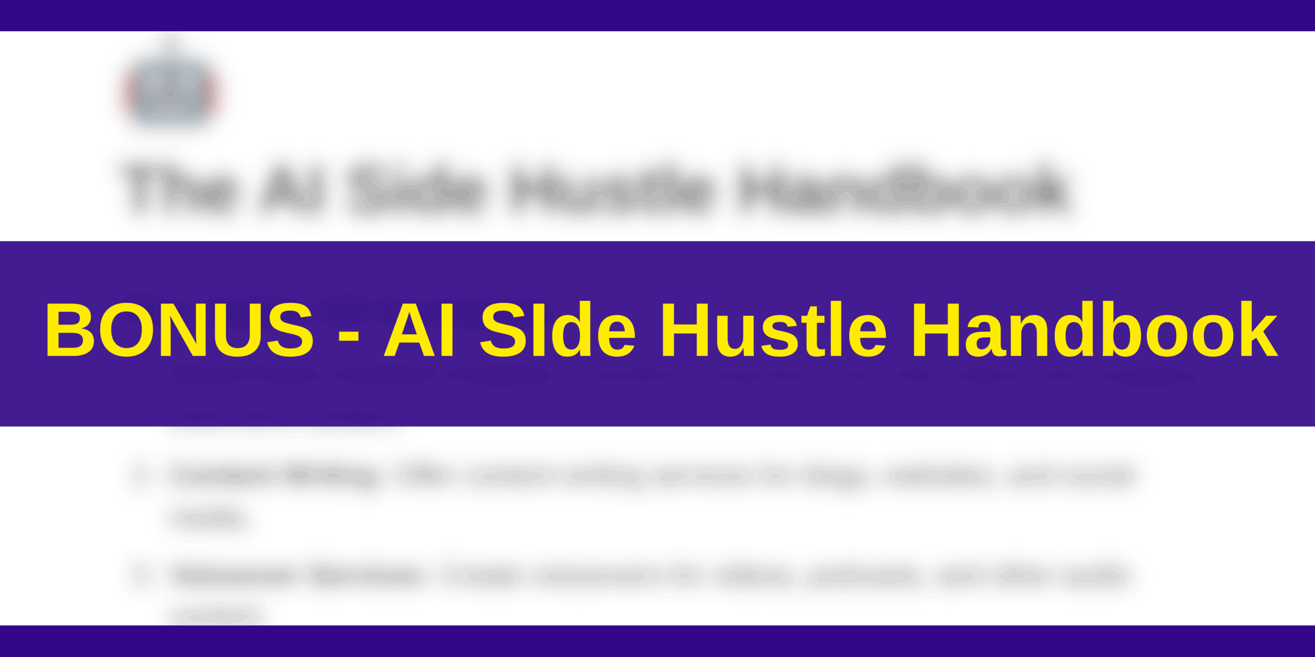 BONUS - AI SIde Hustle Handbook