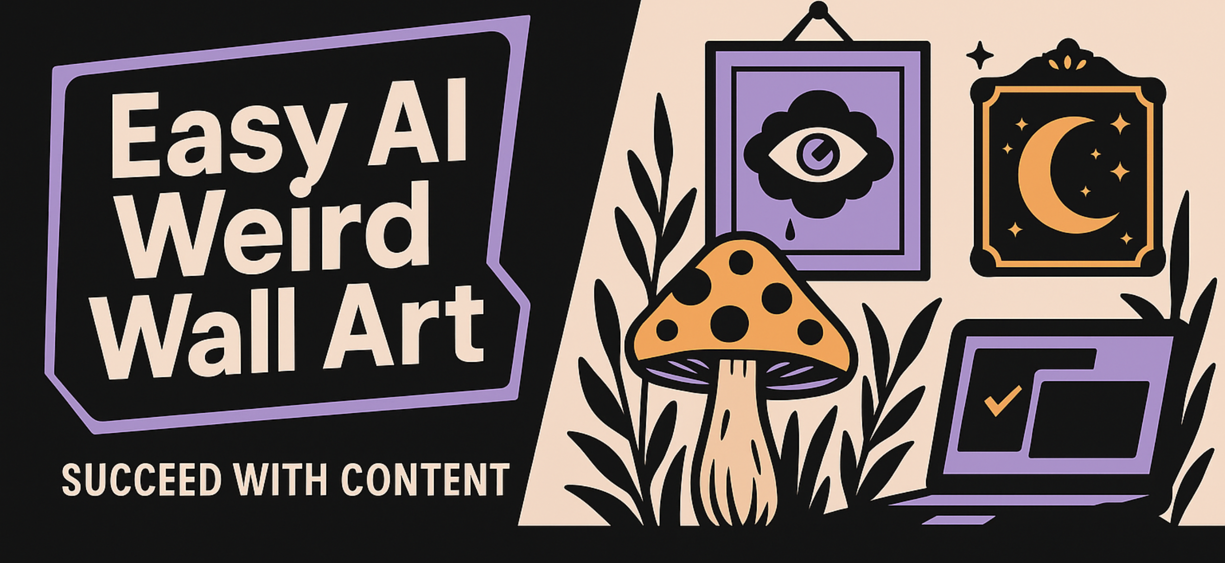 Easy AI Weird Wall Art Banner (1)