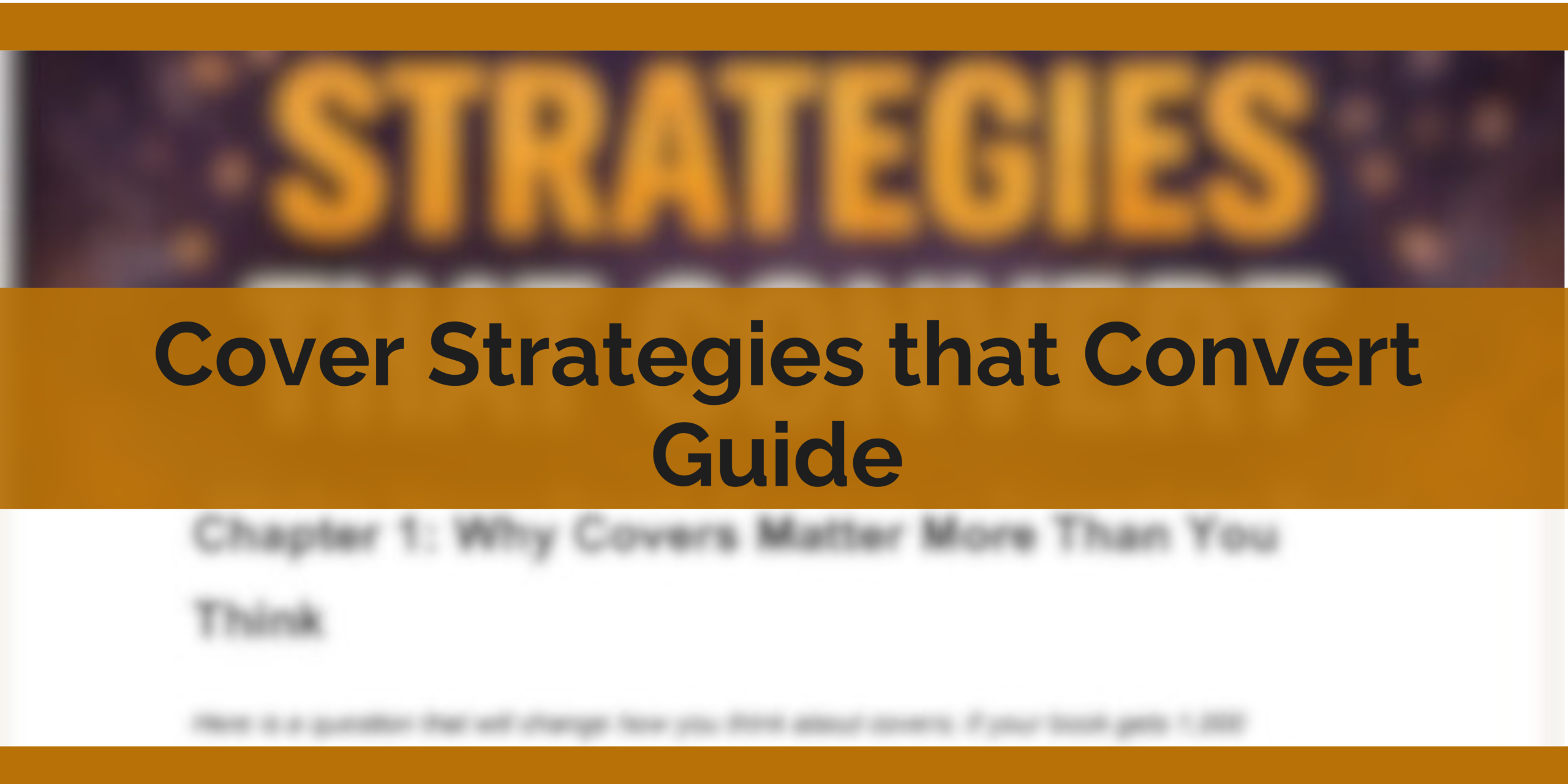 Cover Strategies that Convert Guide