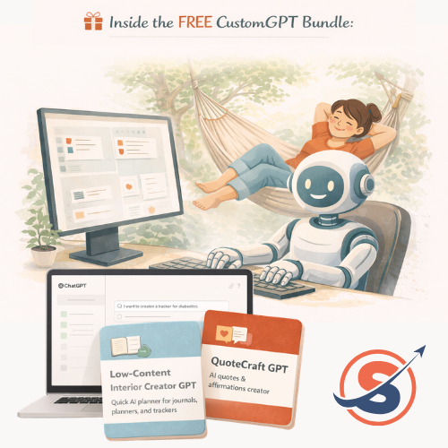 CustomGPT Bundle for Low Content & Printables