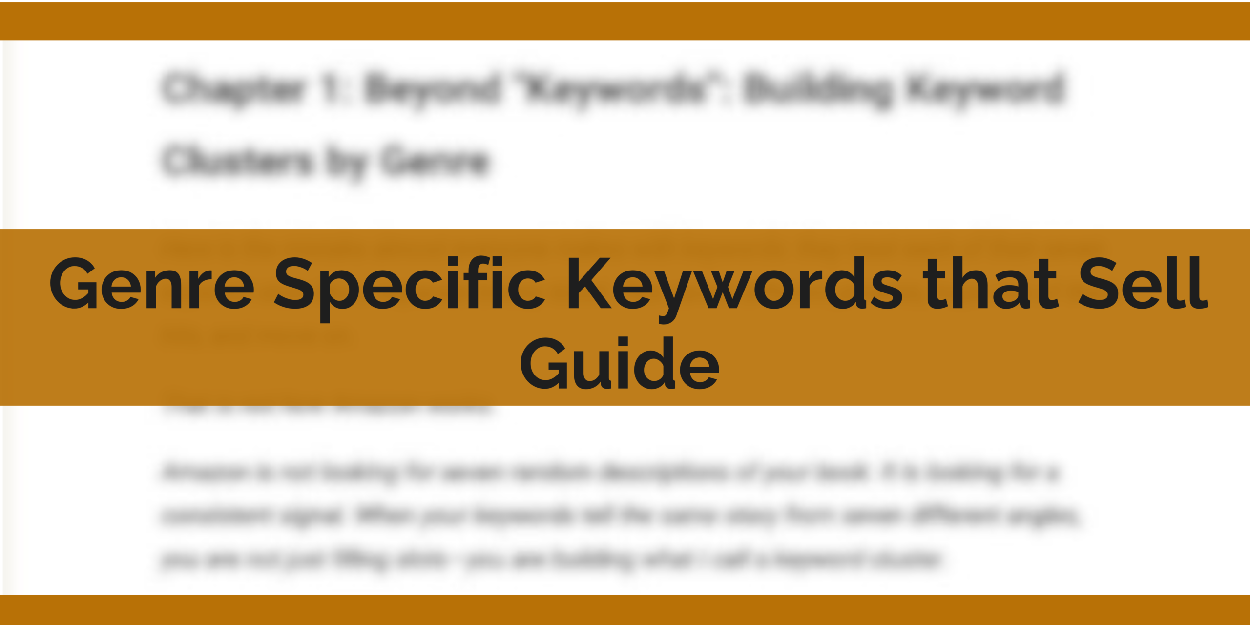 Genre Specific keywords that Sell Guide