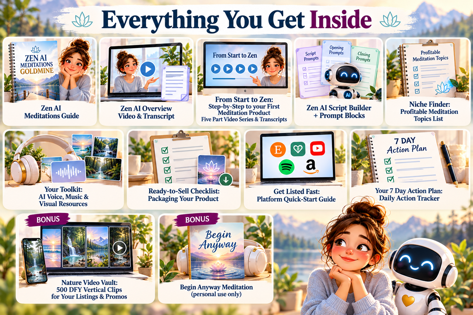 Everything You Get Inside_ Zen AI Meditation Bundle Everything you get inside Zen AI Meditations Goldmine