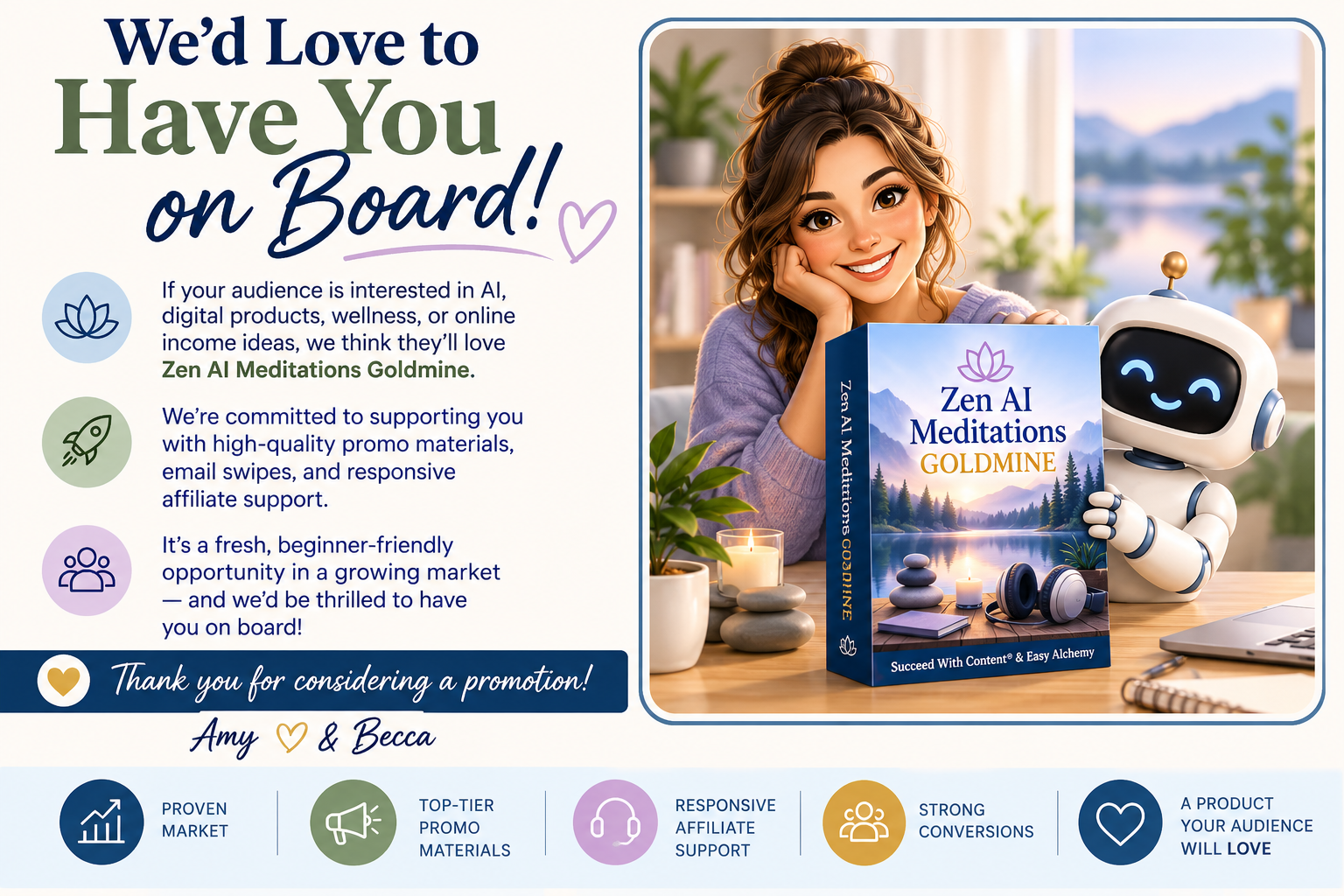 Zen AI Meditations Goldmine Invitation